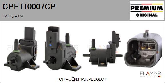 FLAMAR CPF110007CP - Convertor presiune, esapament aaoparts.ro