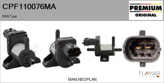 FLAMAR CPF110076MA - Convertor presiune, esapament aaoparts.ro
