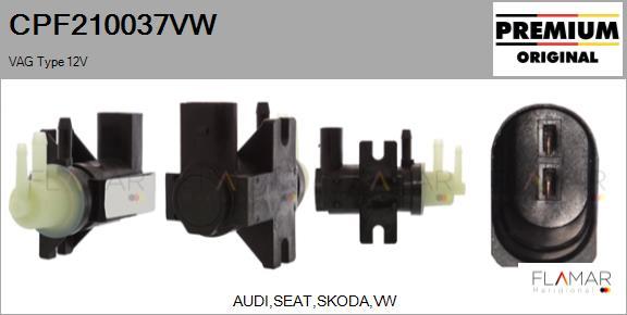 FLAMAR CPF210037VW - Convertor presiune, esapament aaoparts.ro