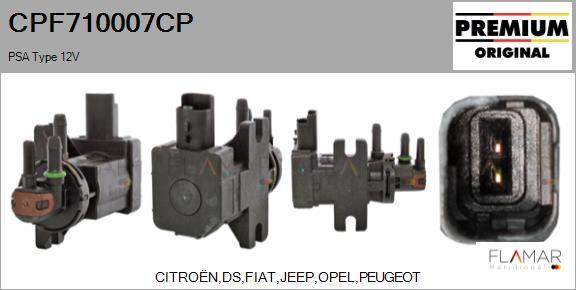 FLAMAR CPF710007CP - Convertor presiune, esapament aaoparts.ro