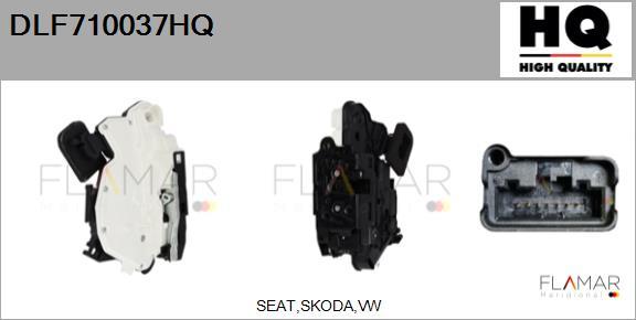 FLAMAR DLF710037HQ - Incuietoare usa aaoparts.ro
