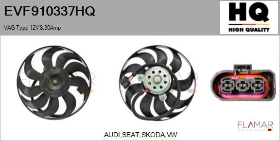 FLAMAR EVF910337HQ - Ventilator, radiator aaoparts.ro