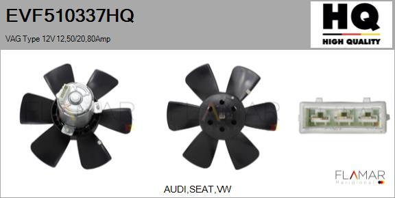 FLAMAR EVF510337HQ - Ventilator, radiator aaoparts.ro