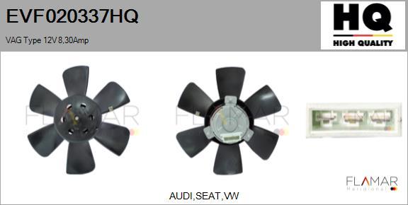 FLAMAR EVF020337HQ - Ventilator, radiator aaoparts.ro