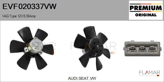 FLAMAR EVF020337VW - Ventilator, radiator aaoparts.ro