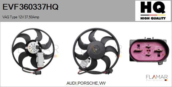 FLAMAR EVF360337HQ - Ventilator, radiator aaoparts.ro