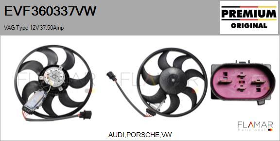 FLAMAR EVF360337VW - Ventilator, radiator aaoparts.ro