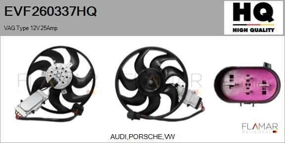 FLAMAR EVF260337HQ - Ventilator, radiator aaoparts.ro