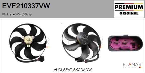FLAMAR EVF210337VW - Ventilator, radiator aaoparts.ro