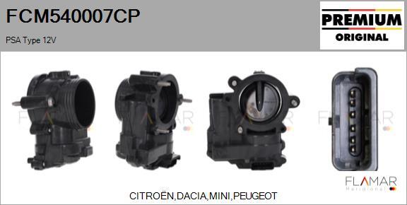 FLAMAR FCM540007CP - Carcasa clapeta aaoparts.ro