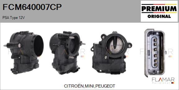 FLAMAR FCM640007CP - Carcasa clapeta aaoparts.ro