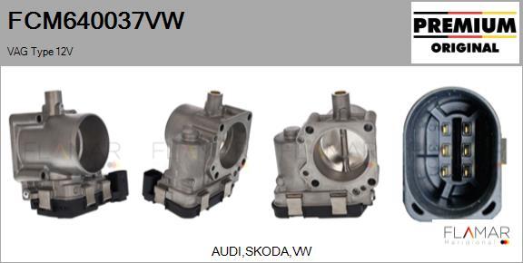FLAMAR FCM640037VW - Carcasa clapeta aaoparts.ro