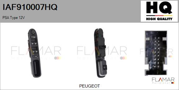 FLAMAR IAF910007HQ - Comutator,macara geam aaoparts.ro