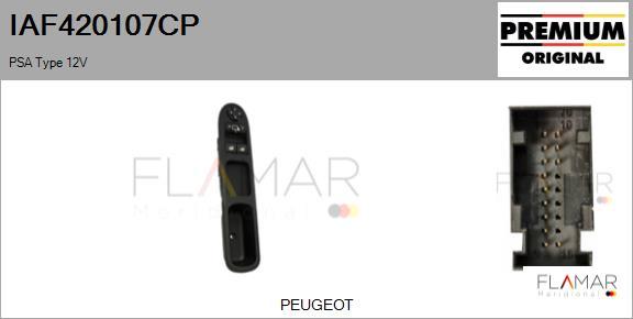 FLAMAR IAF420107CP - Comutator,macara geam aaoparts.ro