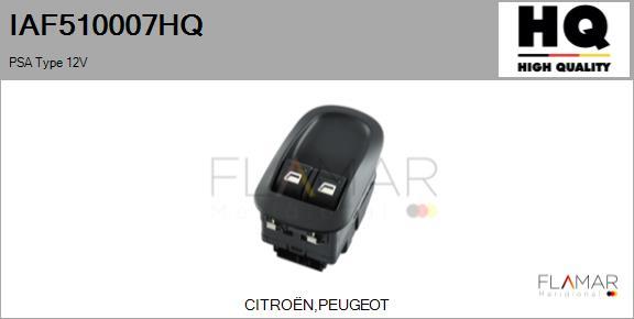 FLAMAR IAF510007HQ - Comutator,macara geam aaoparts.ro