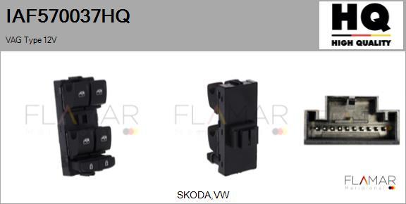FLAMAR IAF570037HQ - Comutator,macara geam aaoparts.ro