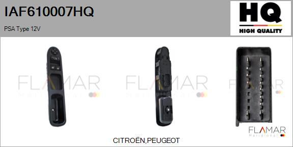 FLAMAR IAF610007HQ - Comutator,macara geam aaoparts.ro
