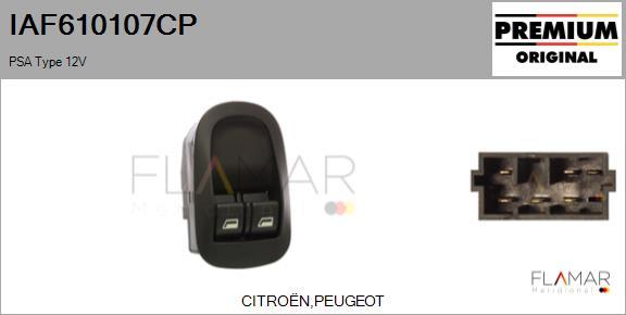 FLAMAR IAF610107CP - Comutator,macara geam aaoparts.ro