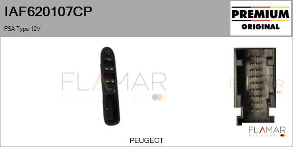 FLAMAR IAF620107CP - Comutator,macara geam aaoparts.ro
