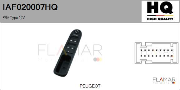 FLAMAR IAF020007HQ - Comutator,macara geam aaoparts.ro