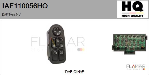 FLAMAR IAF110056HQ - Comutator,macara geam aaoparts.ro