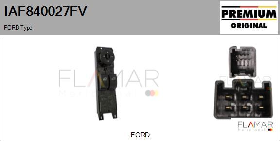 FLAMAR IAF840027FV - Comutator,macara geam aaoparts.ro