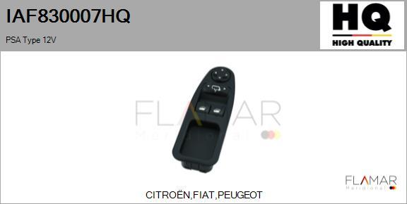 FLAMAR IAF830007HQ - Comutator,macara geam aaoparts.ro