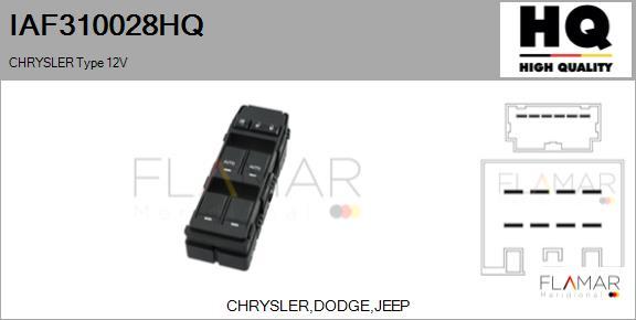FLAMAR IAF310028HQ - Comutator,macara geam aaoparts.ro