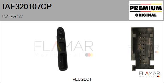 FLAMAR IAF320107CP - Comutator,macara geam aaoparts.ro