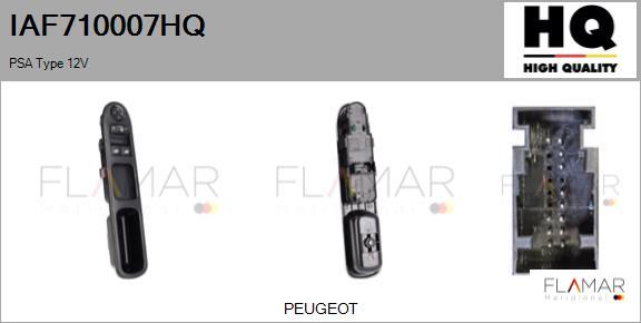 FLAMAR IAF710007HQ - Comutator,macara geam aaoparts.ro