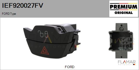 FLAMAR IEF920027FV - Comutator ,lumini de avarie aaoparts.ro