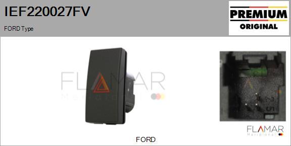 FLAMAR IEF220027FV - Comutator ,lumini de avarie aaoparts.ro