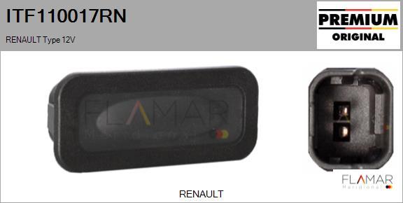 FLAMAR ITF110017RN - Comutator, sistem inchidere aaoparts.ro