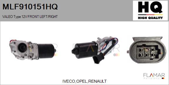 FLAMAR MLF910151HQ - Motor stergator aaoparts.ro