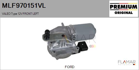 FLAMAR MLF970151VL - Motor stergator aaoparts.ro