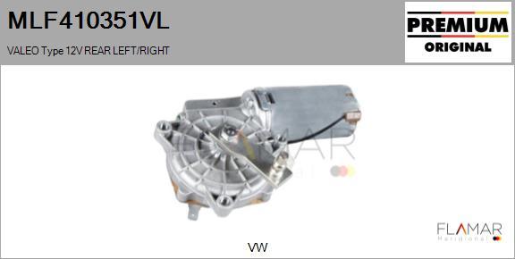 FLAMAR MLF410351VL - Motor stergator aaoparts.ro