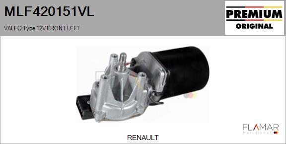 FLAMAR MLF420151VL - Motor stergator aaoparts.ro
