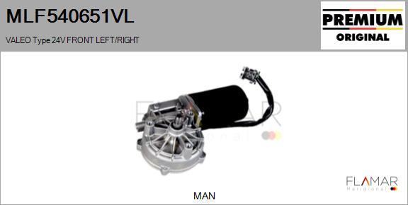 FLAMAR MLF540651VL - Motor stergator aaoparts.ro