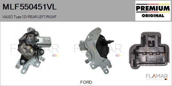FLAMAR MLF550451VL - Motor stergator aaoparts.ro