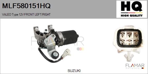 FLAMAR MLF580151HQ - Motor stergator aaoparts.ro