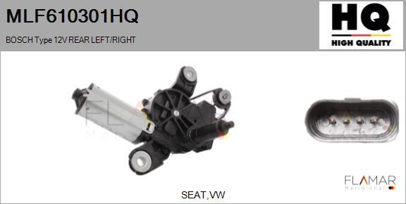 FLAMAR MLF610301HQ - Motor stergator aaoparts.ro