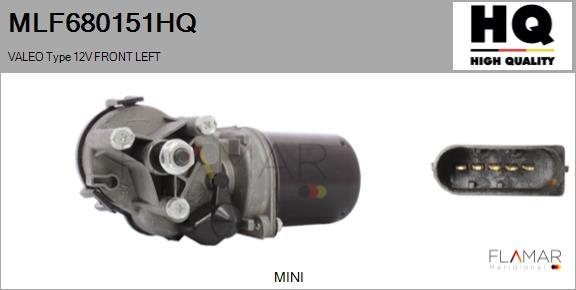 FLAMAR MLF680151HQ - Motor stergator aaoparts.ro