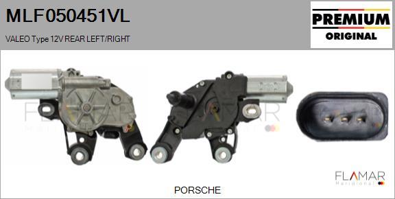 FLAMAR MLF050451VL - Motor stergator aaoparts.ro