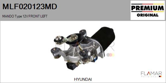 FLAMAR MLF020123MD - Motor stergator aaoparts.ro