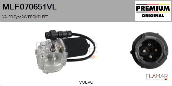 FLAMAR MLF070651VL - Motor stergator aaoparts.ro