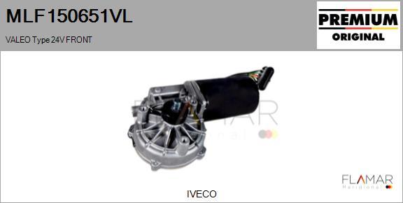 FLAMAR MLF150651VL - Motor stergator aaoparts.ro