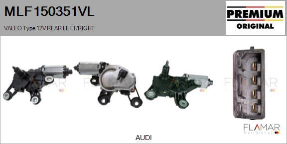 FLAMAR MLF150351VL - Motor stergator aaoparts.ro