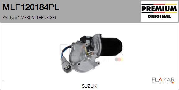 FLAMAR MLF120184PL - Motor stergator aaoparts.ro