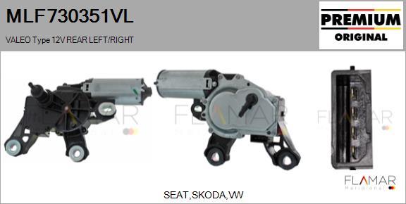 FLAMAR MLF730351VL - Motor stergator aaoparts.ro