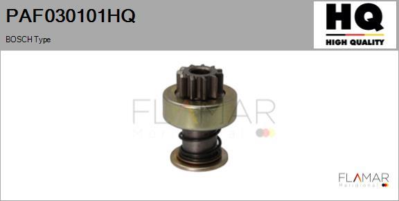 FLAMAR PAF030101HQ - Pinion electromotor aaoparts.ro